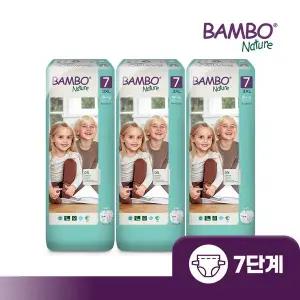 [밤보]그린 기저귀 7단계 대용량 밴드형 1박스(40Px3팩)