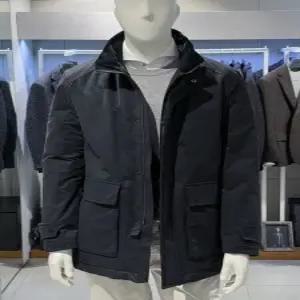 [트루젠]남자 간절기 (3M신슐레이트) 블랙 코튼워싱 헌팅 사파리 점퍼