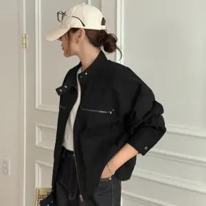 [제작] 바이커 루즈핏 블루종 점퍼 83861 빅사이즈 여성의류