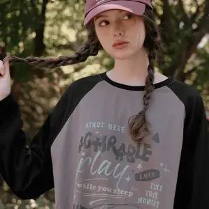 [공구우먼] [제작] 플리키 루즈핏 나그랑 티셔츠 83966 빅사이즈 여성의류