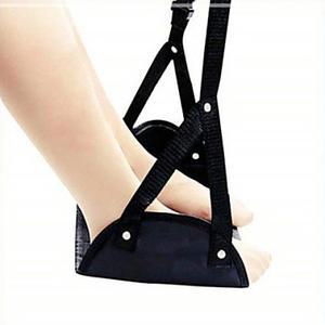 비행기 휴대용 접이식 발받침대 발걸이 블랙 기내용 여행용 차량용