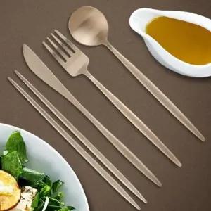 테이블스푼 포크 젓가락 수저 유기숟가락 방짜 놋수저_23494312