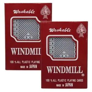 [골드스마일]윈드밀 포커카드 고급 플라스틱 트럼프 카드세트 2개