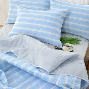 [골드스마일]엘리 스트라이프 듀라론냉감 이불패드세트 3color SS