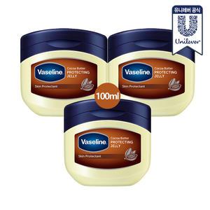 바세린 프로텍팅 젤리 코코아 100ml 3개입