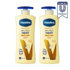 NEW 바세린 바디로션 드라이스킨 400ml 2개