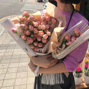 꽃덕 M 사이즈 다발 모음전/장미꽃다발/카네이션꽃다발/졸업식/입학식/계절생화/프리지아/작약/자나장미