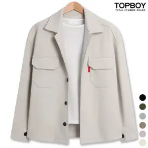 [탑보이]울 라이크 오버핏 트러커 자켓 (TC018)