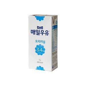 매일 멸균우유 오리지널 1000ml x 10개입(1박스) 무 배