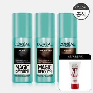 [로레알] [2개] 매직 리터치 새치커버 스프레이 3종 택1(+증정 헤어팩 50ml)