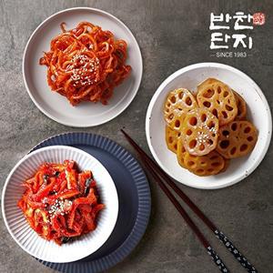 [반찬단지]반찬단지 무말랭이1Kg+연근조림1Kg+진미채무침1kg