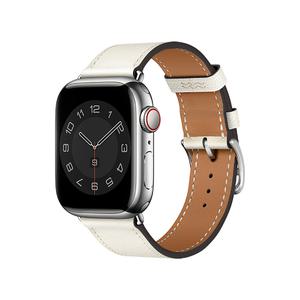 칸탐 애플워치 천연 가죽 스트랩 10 9 8 7 SE SE2 시계줄 줄질 정품 호환