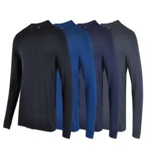 남성 약기모 라운드 긴팔 티셔츠 작업복 등산복 기능성 이너 겨울
