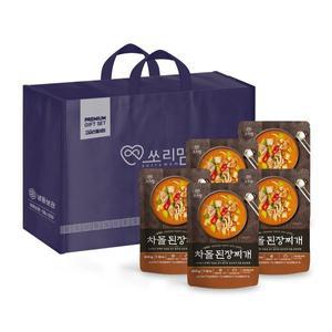 쏘리맘 차돌된장찌개 총5팩 선물세트 각 600g[쇼핑백 동봉]
