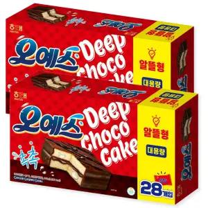 해태 오예스 대용량 840g 28개입 2개