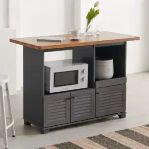 도어 홈바테이블 조리대 아이랜드식탁 1200 B 홈바수납장 수납식탁