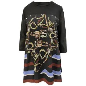 [롯데백화점]막스까르띠지오 프린트루즈핏롱블라우스DM242TM08A