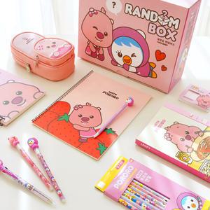 뽀로로 럭키 랜덤박스 노트 필통 펜 어린이날 학생 선물 캐릭터 학용품 문구세트
