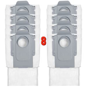 [호환] 로보락 Q revo EdgeC rebo C 로봇청소기 소모품 부품 더스트백 먼지봉투 8개