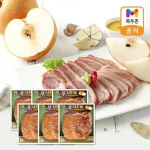 [김장대전] 12시간 숙성한 목우촌 주부9단 나주배 오리훈제 200gx6개