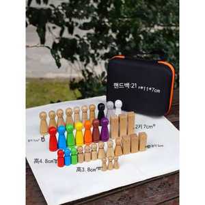 사람 모형 체육 상담 심리 전략 제품 도구 교구 심상 피규어 원목 미술치료 훈련 체계 가족 인형