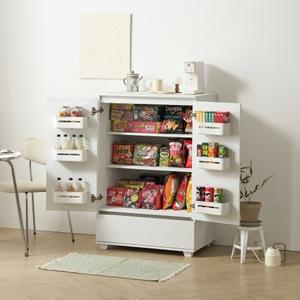 [히트가구] C31321 대용량 팬트리 원서랍 다용도 수납장 3colors (착불)