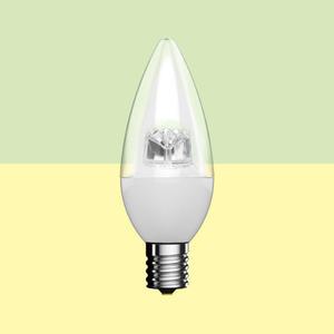 장수램프 LED 촛불전구 5W 투명 E17 촛대구 LED전구