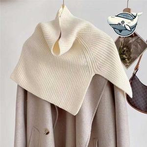 목보호폴라 따뜻한 겨울 니트 숄 넥워머 여성 방한 아이템