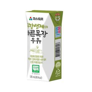 파스퇴르 무항생제 바른목장우유 125ml x24개