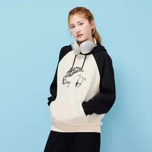 [에꼴리에] 여자 가을신상 이모티믹스 라글란 후드티(25C1456)