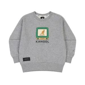 [캉골키즈](마산점)뉴 그래픽 포인트 스 셔츠 RC 0205 멜란지 그레이 (ARCCMT02050MY)