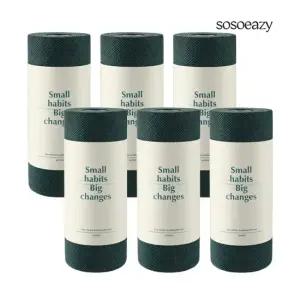 소소이지 일회용수세미 주방수세미 60매 x 6개