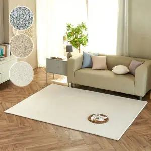 스프링코지 단모 거실러그 먼지 없는 사계절 카페트 세탁가능 100X...
