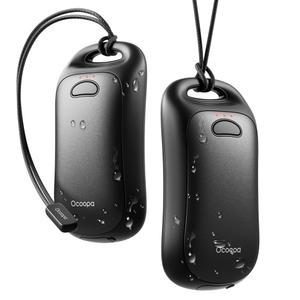 OCOOPA 마그네틱 손난로 충전식 2팩, IP45 방수, UL 인증, 인체공학적 전기 손난로, 최대 9시간, 포켓 사이즈, 레이노, 골프, 아웃도어, 남성용 테크 선물, UT4 어반