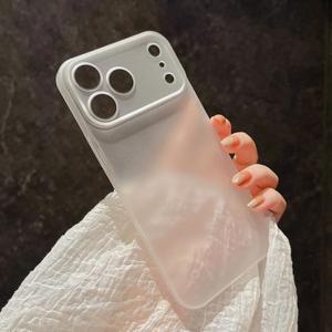 아이폰 17 에어 플러스 프로 맥스 카메라 컨트롤 버튼 슬림 범퍼 용 무광 충격 방지 하드 케이스