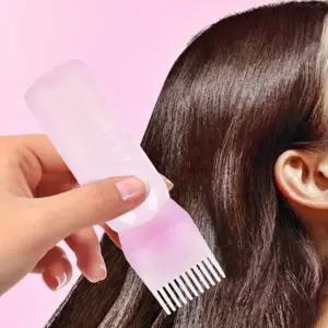 [지앤지] 염색약 튜브 빗타입 브러쉬 공병 새치 염색도구 헤어 토닉 영양제 소분통