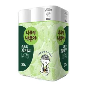 나무야나무야 소프트 무향 30롤 27m 1팩 화장지 휴지