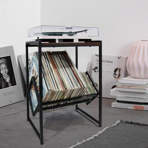 LP플레이어 선반 턴테이블 원목 수납장 랙 꽂이 장식장