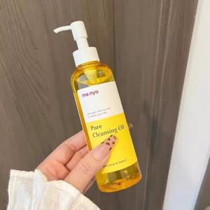 마뇨 페이셜 클렌징 오일 200ml 모공 정화 블랙헤드 감소 데일리 젠틀 메이크업 리무버  스킨 타입용 끈적