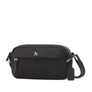 갤러리아 헤지스핸드백 HJBA5F720BK [아이코닉 나일론] 블랙 나일론 로고 크로