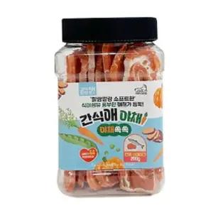 간식애 야채 연어 스테이크 200g 강아지 통간식 육포 (WE5C49C)