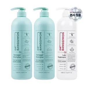 [닥터방기원] 틴에이저 샴푸1000mlx2+랩 트리트먼트 1000ml