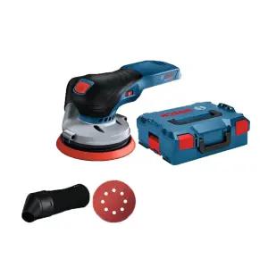 보쉬 GEX18V-125 충전 원형샌더 125mm 본체 케이스포함 속도조절 샌딩기