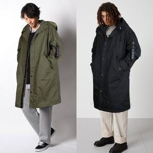 웰스프링 메르헨 오버핏 야상롱자켓 남자롱점퍼 잠바