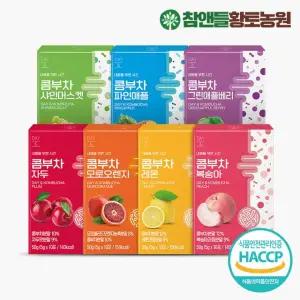 데이앤 콤부차 7가지 맛 10포 골라담기 레몬/복숭아/샤인/오렌지/자두/파인애플/애플베리