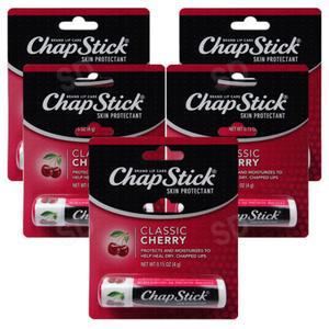 챕스틱 립밤 체리 클래식 4g 5개 고보습 립 에센스 입술틀때