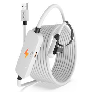 신테크 VR 고속충전형 링크케이블 메타 오큘러스 퀘스트 2 3 악세사리