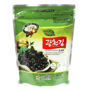 광천김 올리브녹차 돌자반볶음 70g x 20봉 /김자반/녹차김/올리브