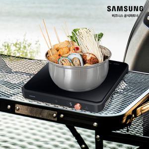 삼성 인덕션 1구 더플레이트 NZ31DG200CFK 블랙 원룸 캠핑 휴대용 [소상공인제품]