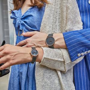 [발랑스] 여성 원형 가죽시계 VC-077L